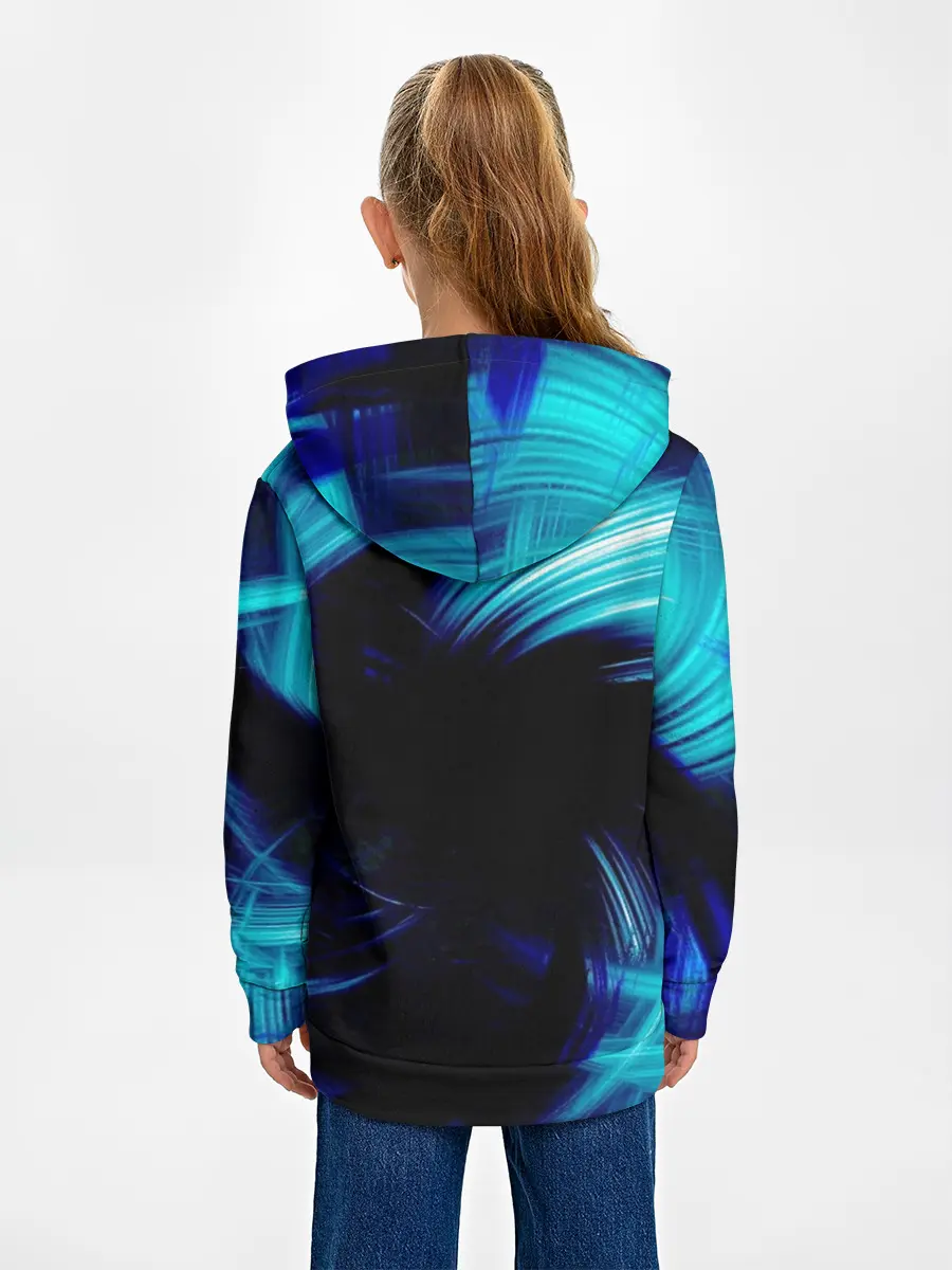 Детское худи / Неоновый вихрь