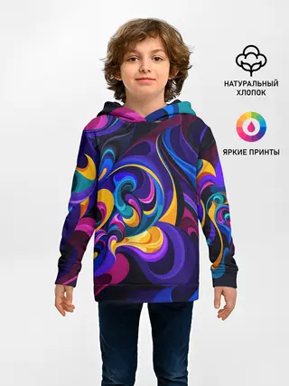 Детское худи / ABSTRACT COLOR