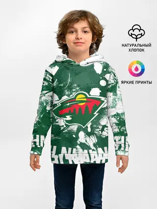 Детское худи / Minnesota Wild, Миннесота Уайлд
