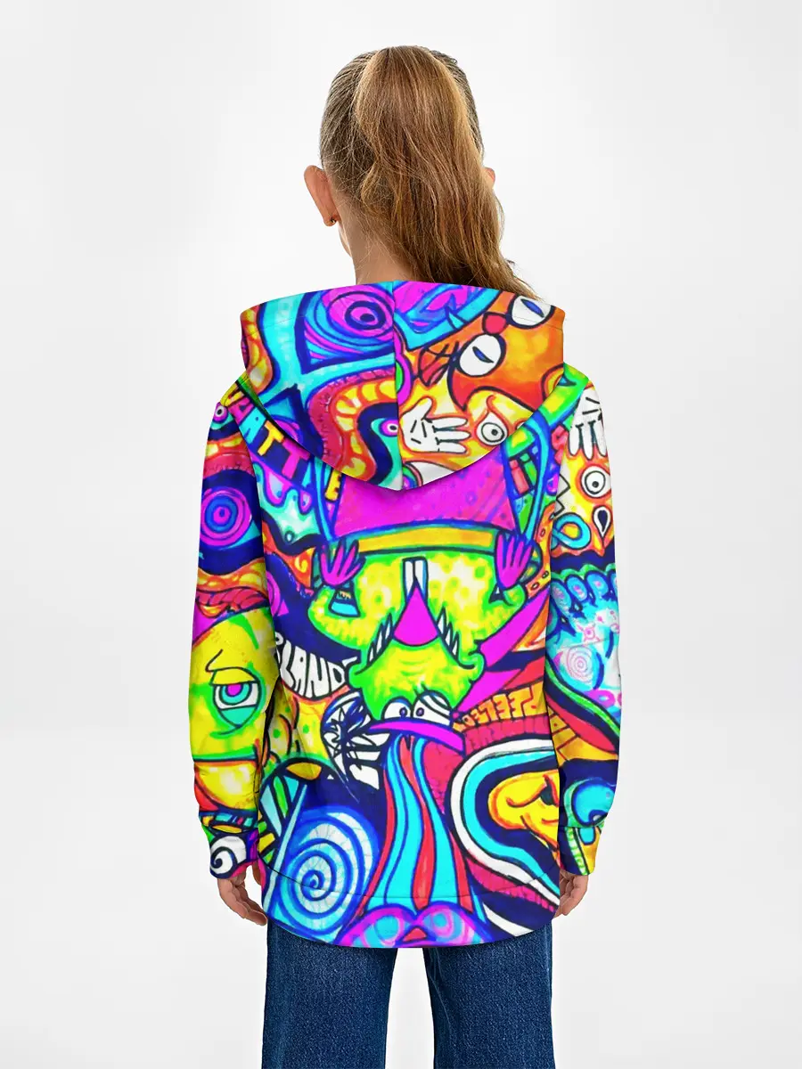 Детское худи / КИСЛОТНЫЕ РИСУНОК