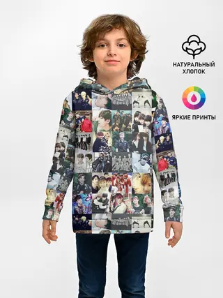 Детское худи / BTS Collage