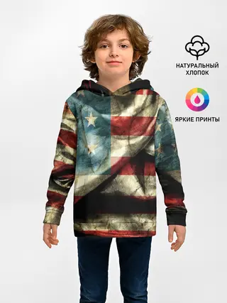 Детское худи / USA 3D