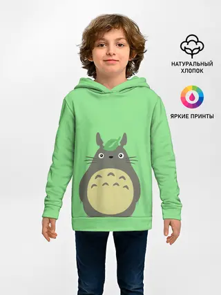 Детское худи / Тоторо под листочком