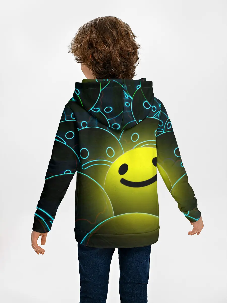 Детское худи / НЕОНОВЫЕ СМАЙЛЫ