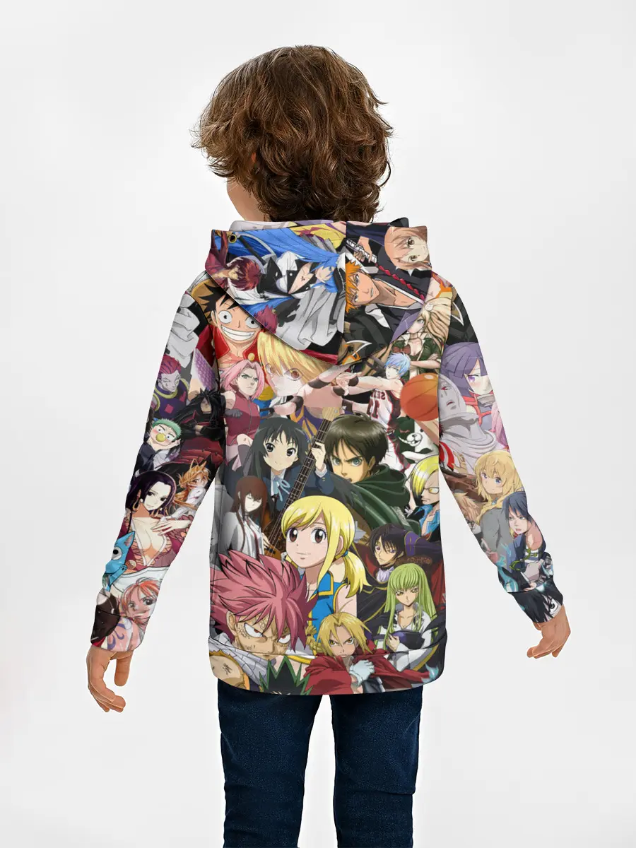 Детское худи / Аниме коллаж