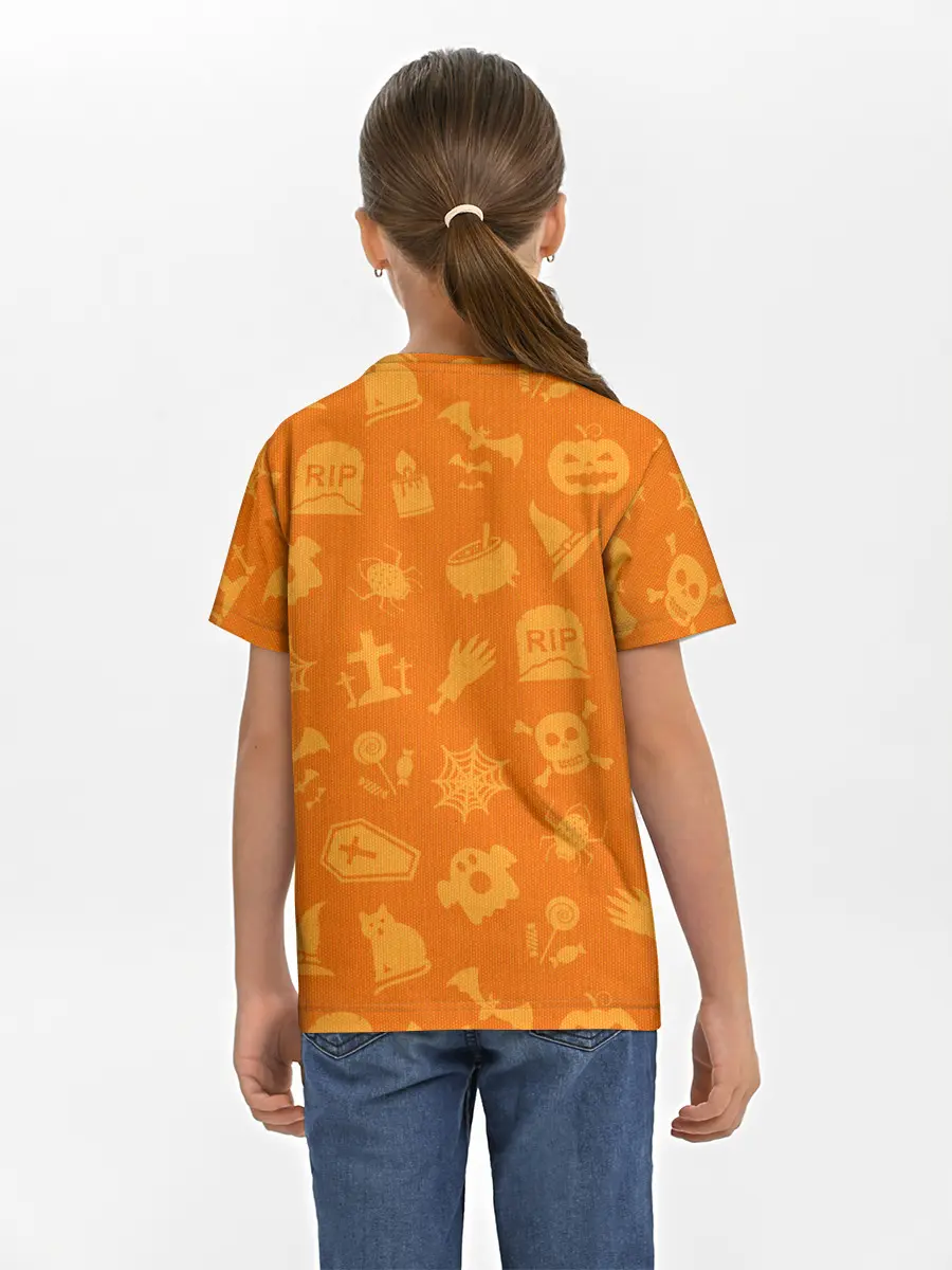 Детская базовая футболка / ТЕПЛЫЙ ХЕЛЛОУИН