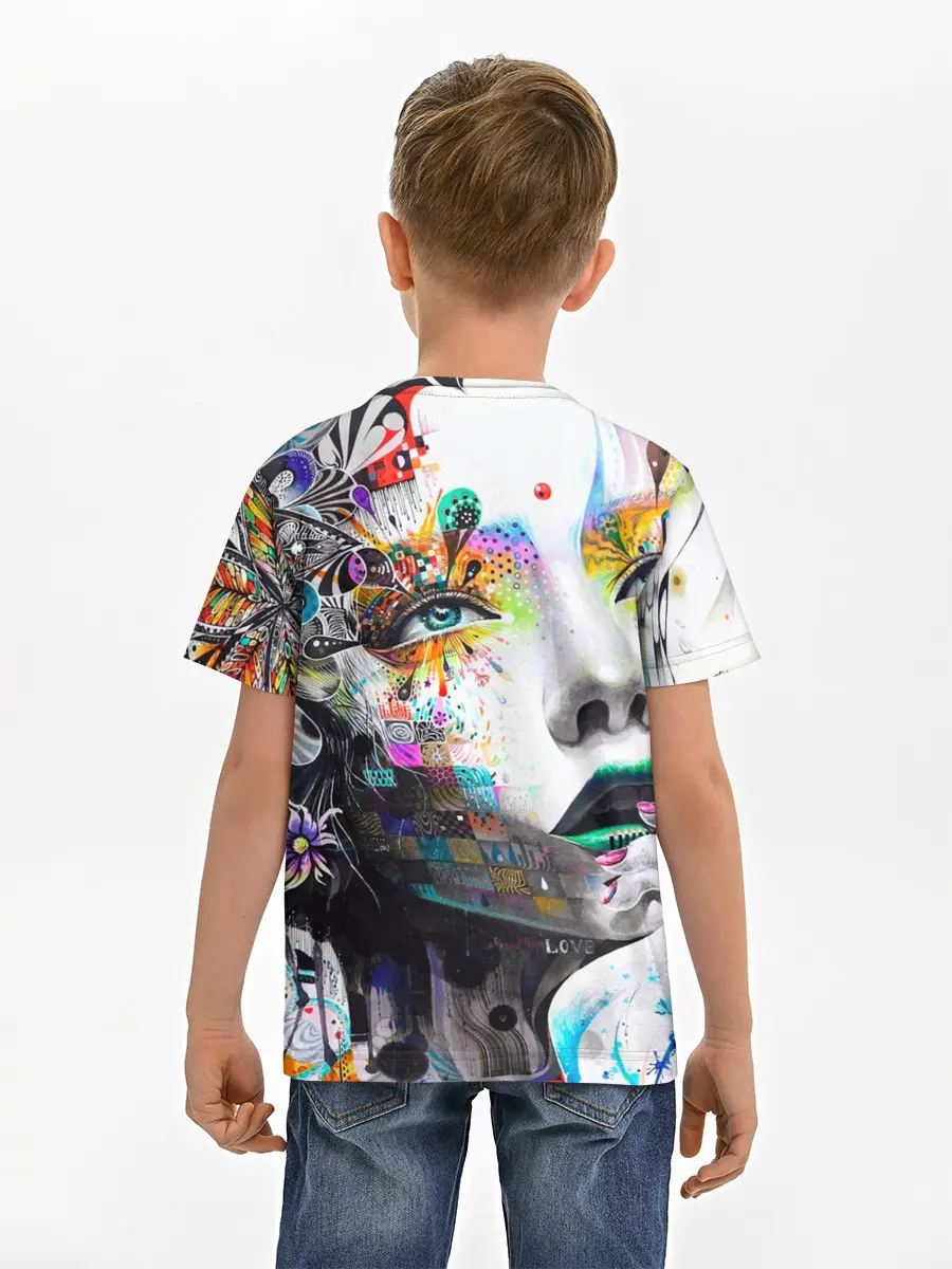 Детская базовая футболка / Абстрактная