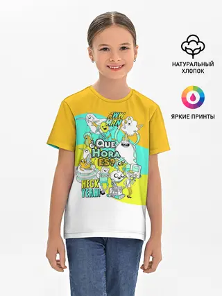 Детская базовая футболка / Adventure Time