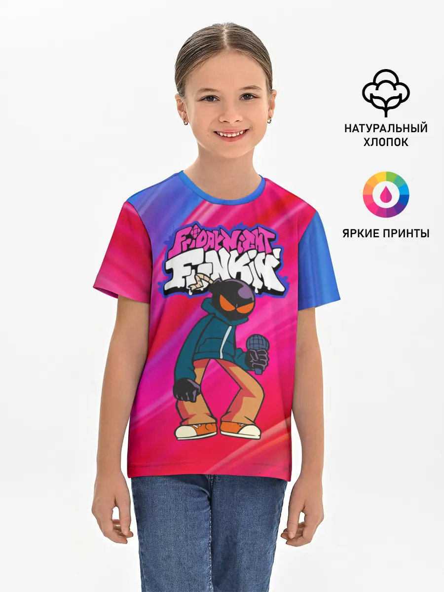 Детская базовая футболка / Friday Night Funkin | Fnf | Bomb