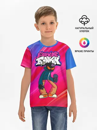 Детская базовая футболка / Friday Night Funkin | Fnf | Bomb