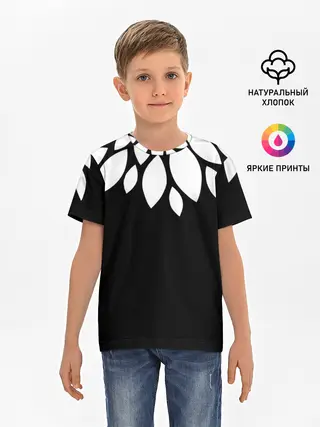 Детская базовая футболка / Лепестки