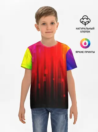 Детская базовая футболка / АБСТРАКТНЫЕ КРАСКИ