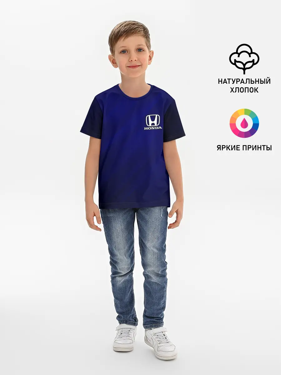 Детская базовая футболка / HONDA