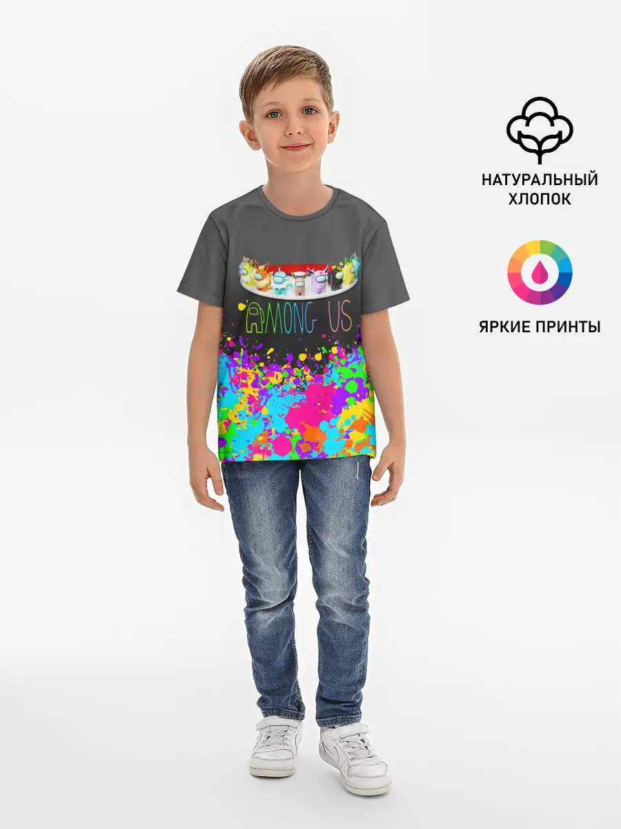 Детская базовая футболка / Among Us | Pokemon | Покемон