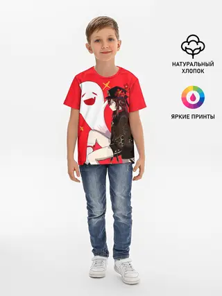 Детская базовая футболка / Ху Тао | Hu Tao | Genshin Impact