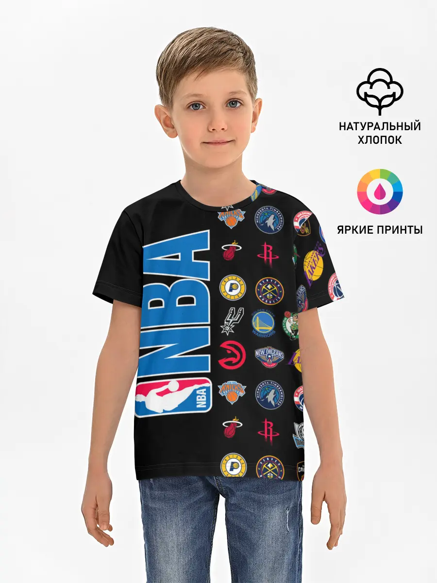 Детская базовая футболка / NBA