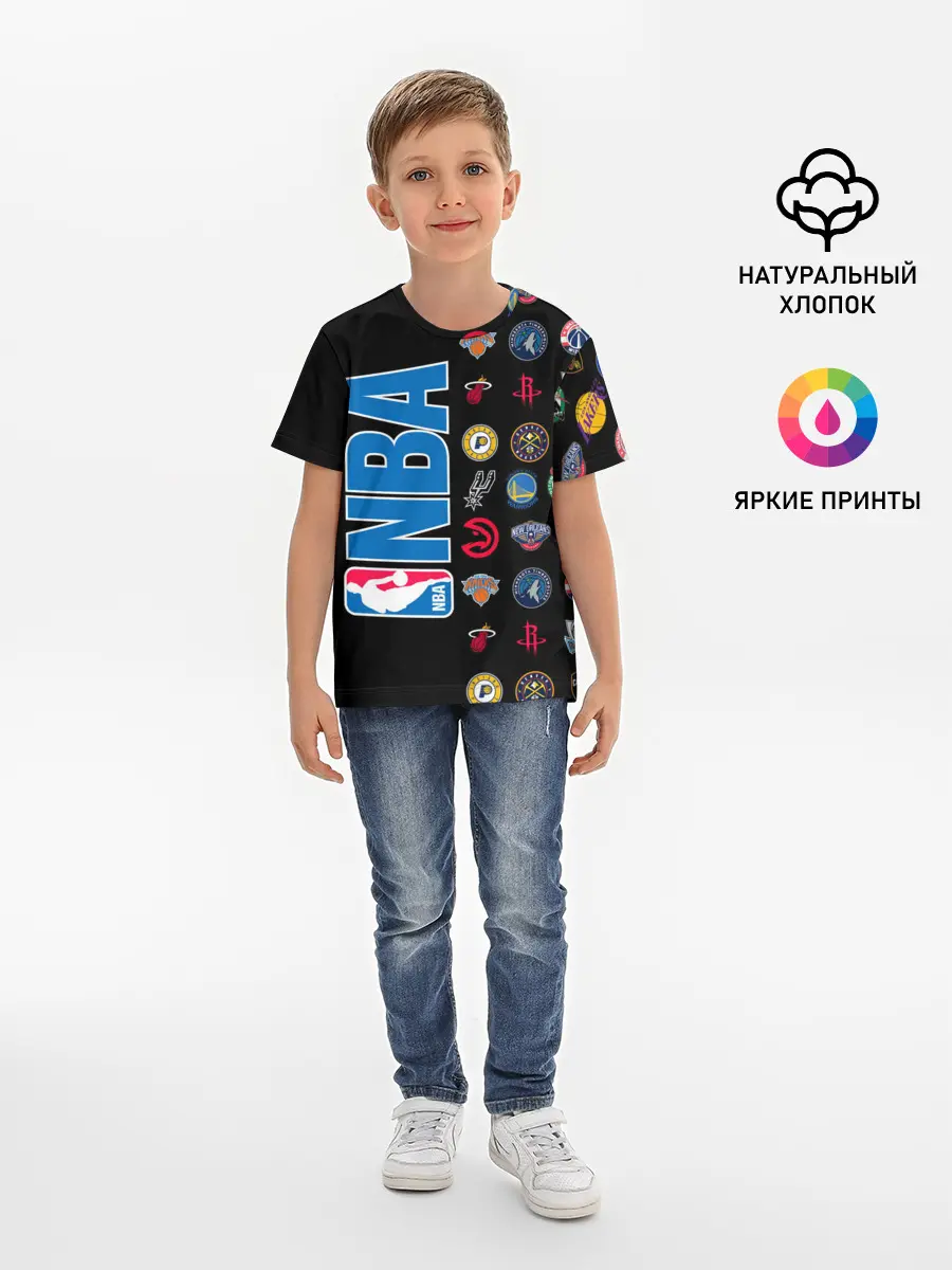 Детская базовая футболка / NBA