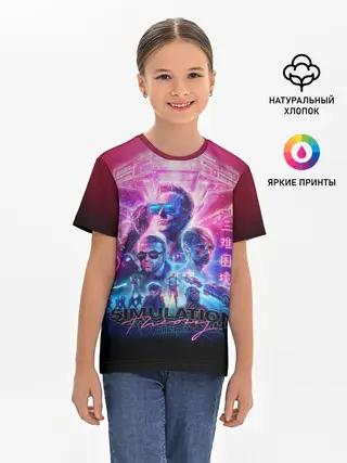 Детская базовая футболка / Muse: Simulation Theory