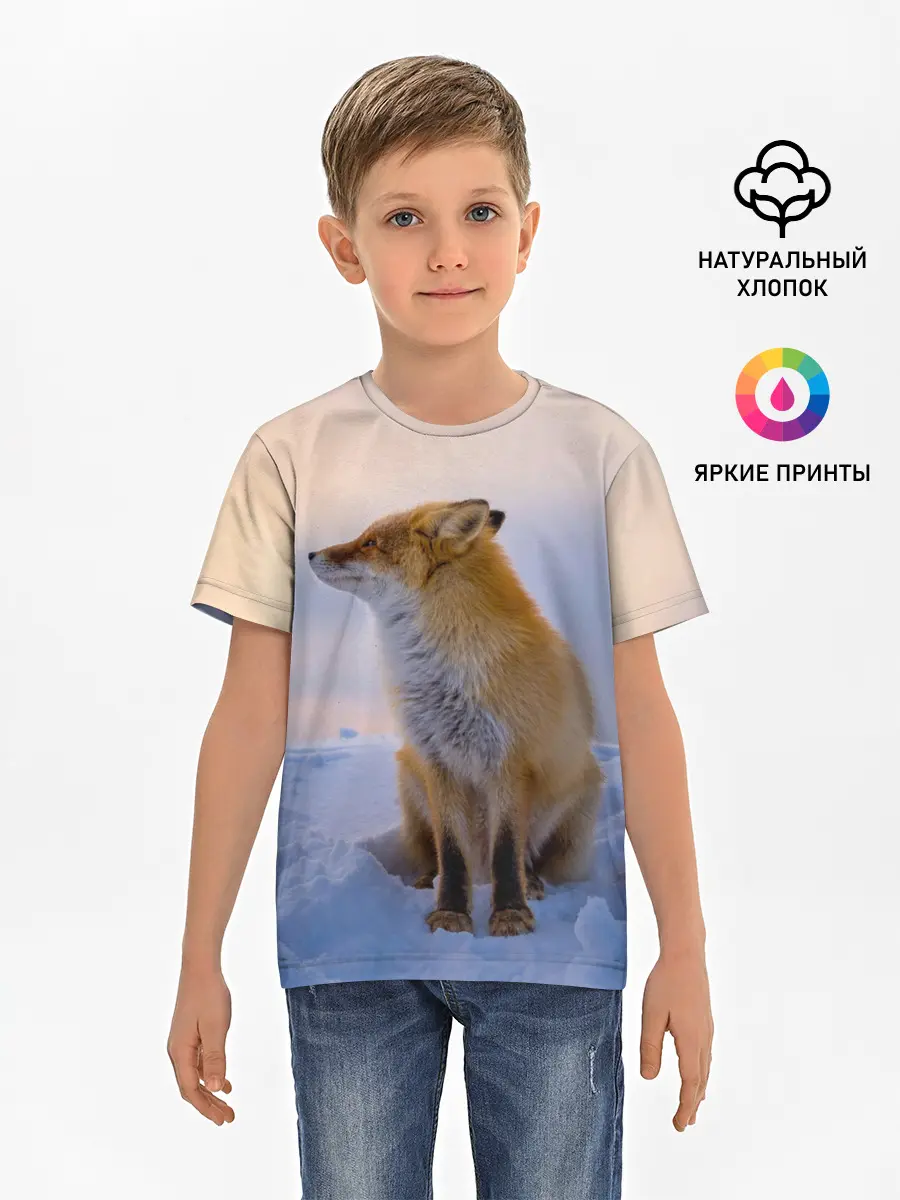 Детская базовая футболка / Лисичка