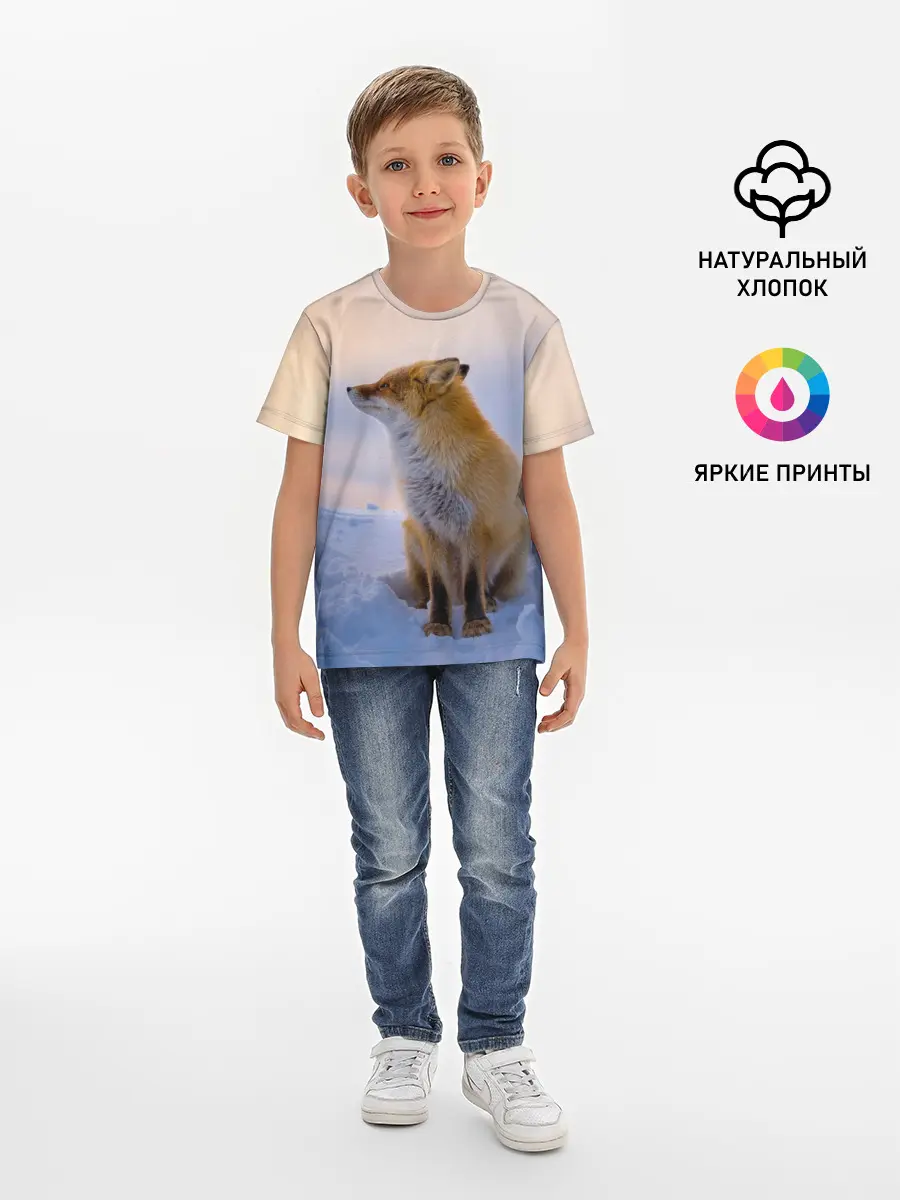 Детская базовая футболка / Лисичка