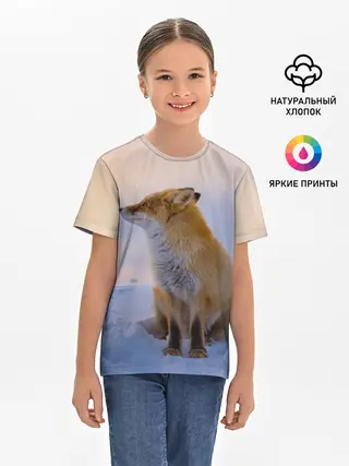 Детская базовая футболка / Лисичка