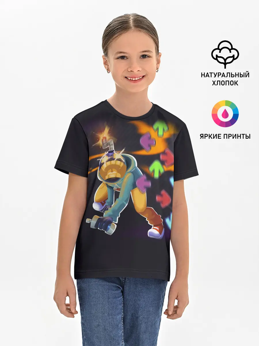 Детская базовая футболка / Friday Night Funkin Whitty