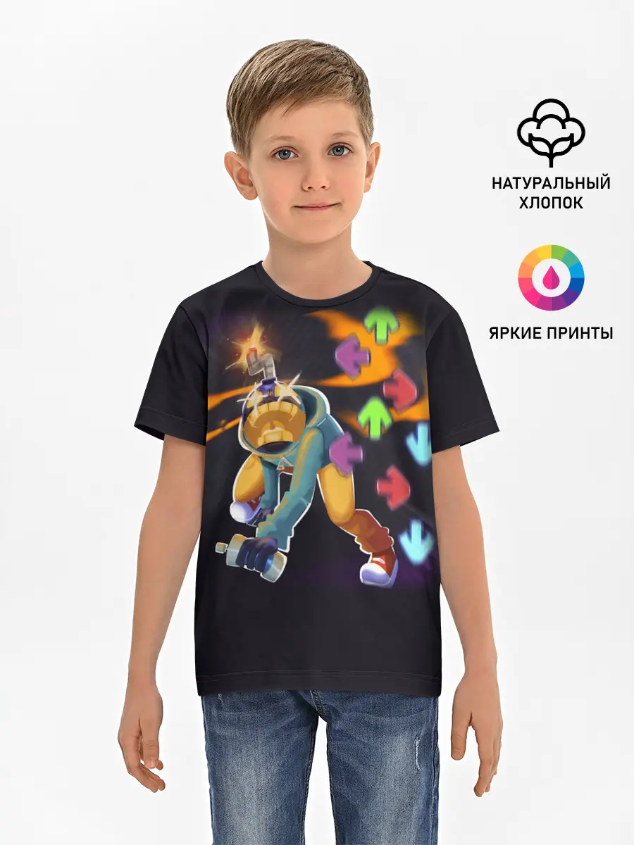 Детская базовая футболка / Friday Night Funkin Whitty