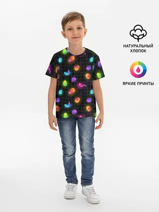 Детская базовая футболка / Ночные фонарики-светлячки