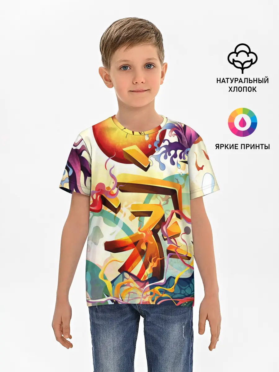 Детская базовая футболка / Dsquared tatoo