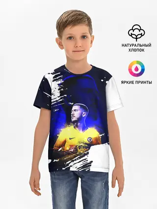 Детская базовая футболка / ЭДЕН АЗАР / EDEN HAZARD