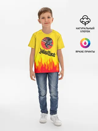 Детская базовая футболка / Джудас Прист: Бог металла.