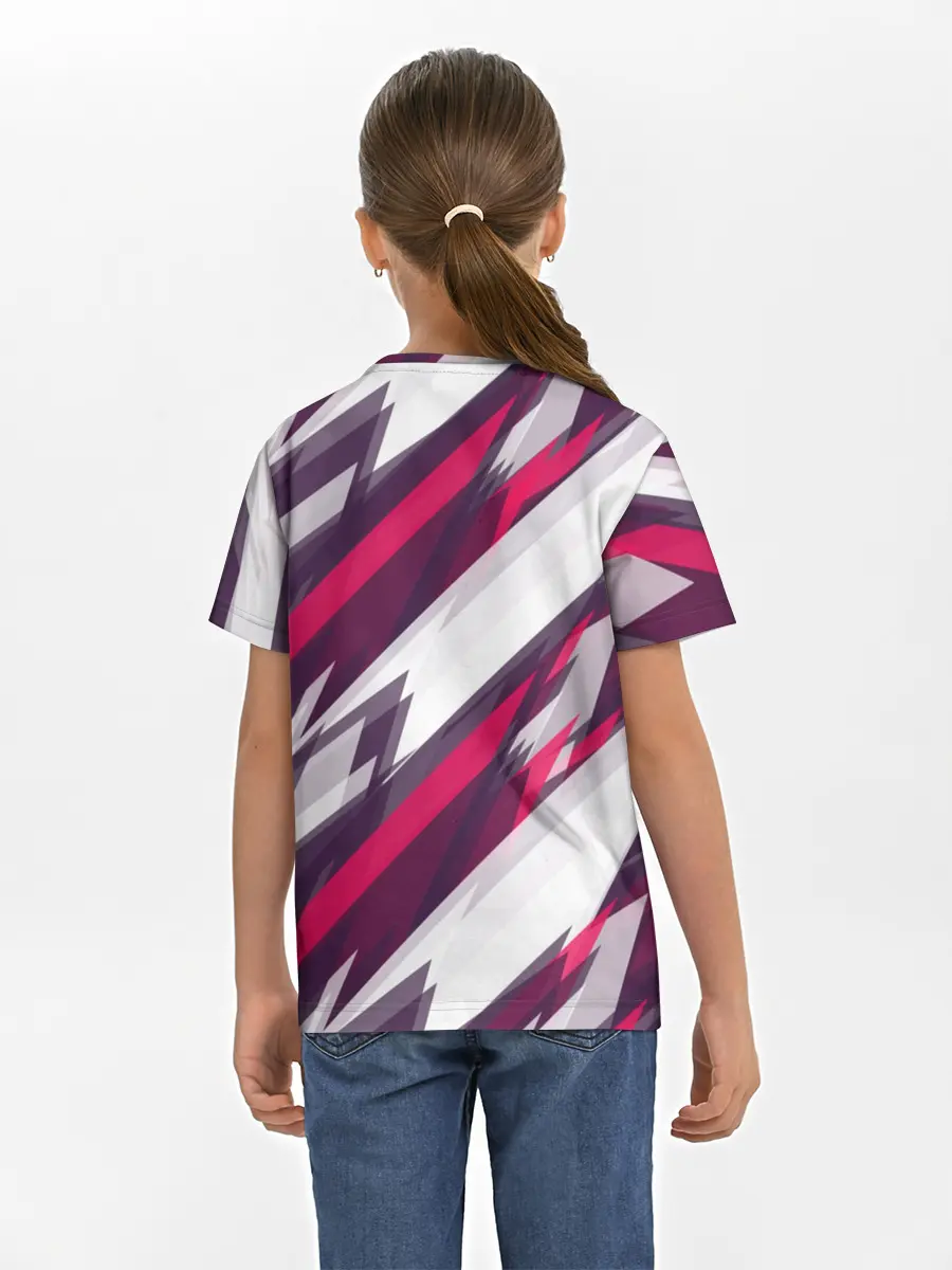 Детская базовая футболка / Абстракция ,,Пламя