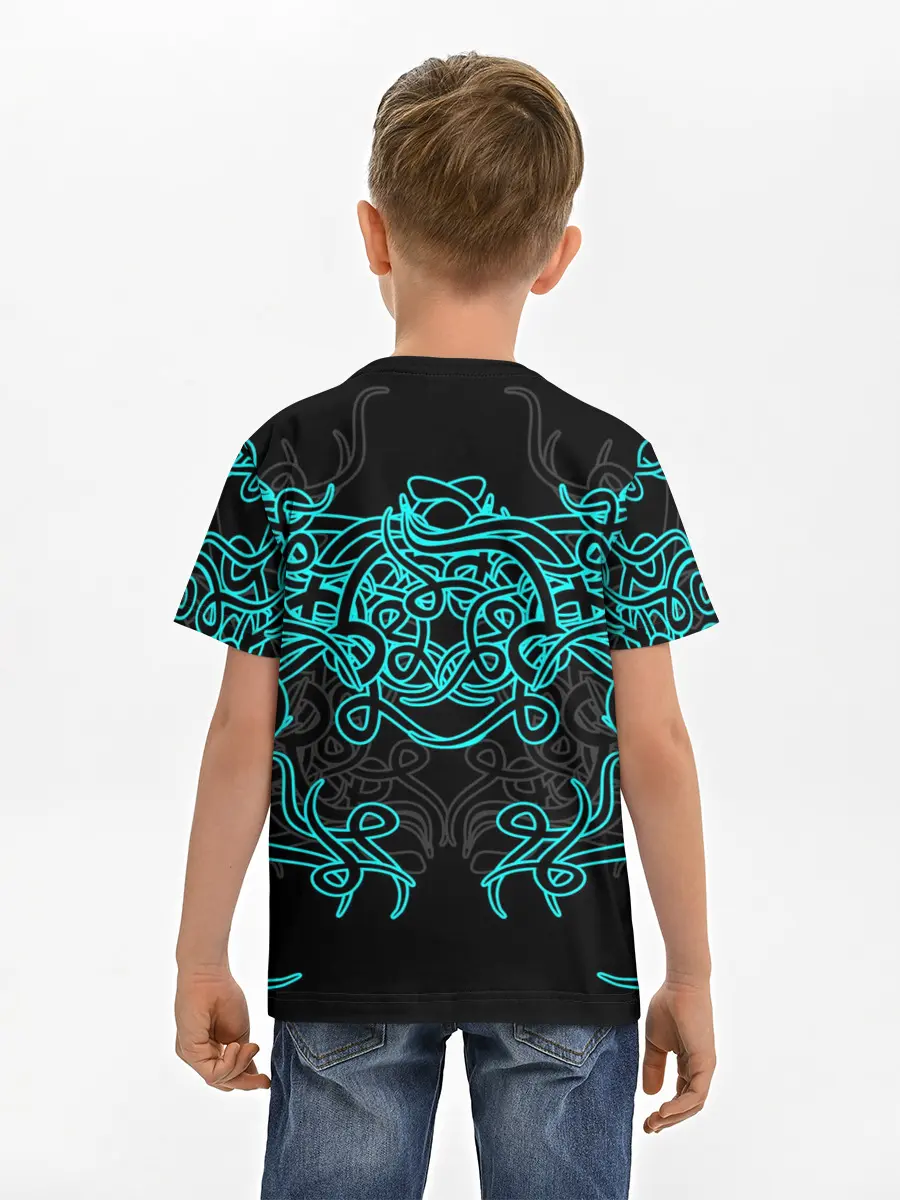 Детская базовая футболка / Узоры магия