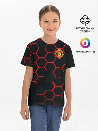 Детская базовая футболка / Манчестер Юнайтед