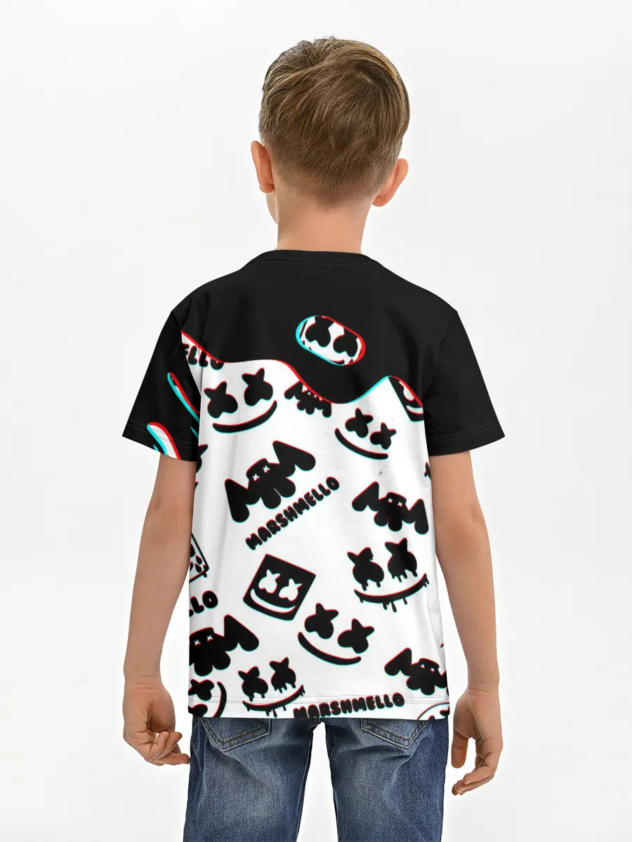 Детская базовая футболка / MARSHMELLO GLITCH.