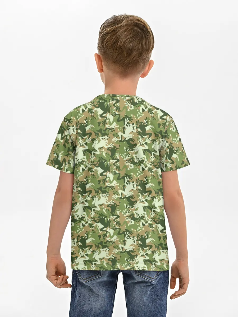 Детская базовая футболка / Лягушки