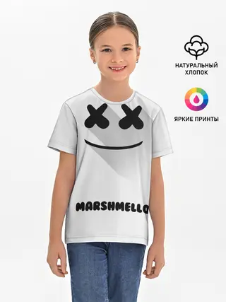 Детская базовая футболка / РЮКЗАК MARSHMELLO