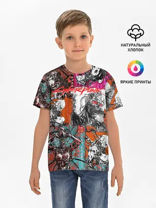 Детская базовая футболка / Cyberpunk 2077