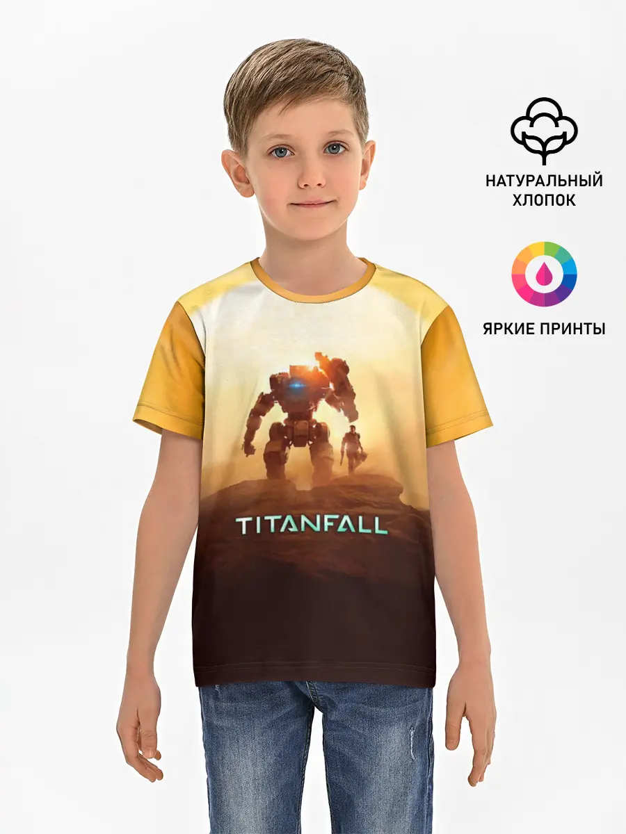 Детская базовая футболка / Titanfall