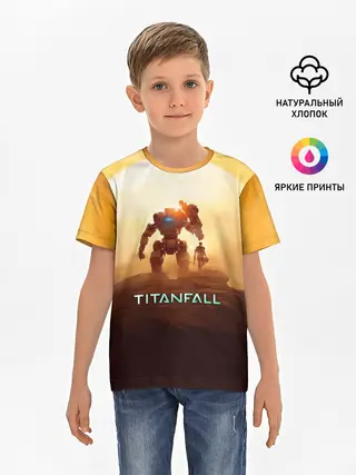 Детская базовая футболка / Titanfall