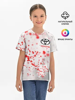 Детская базовая футболка / TOYOTA / ТОЙОТА