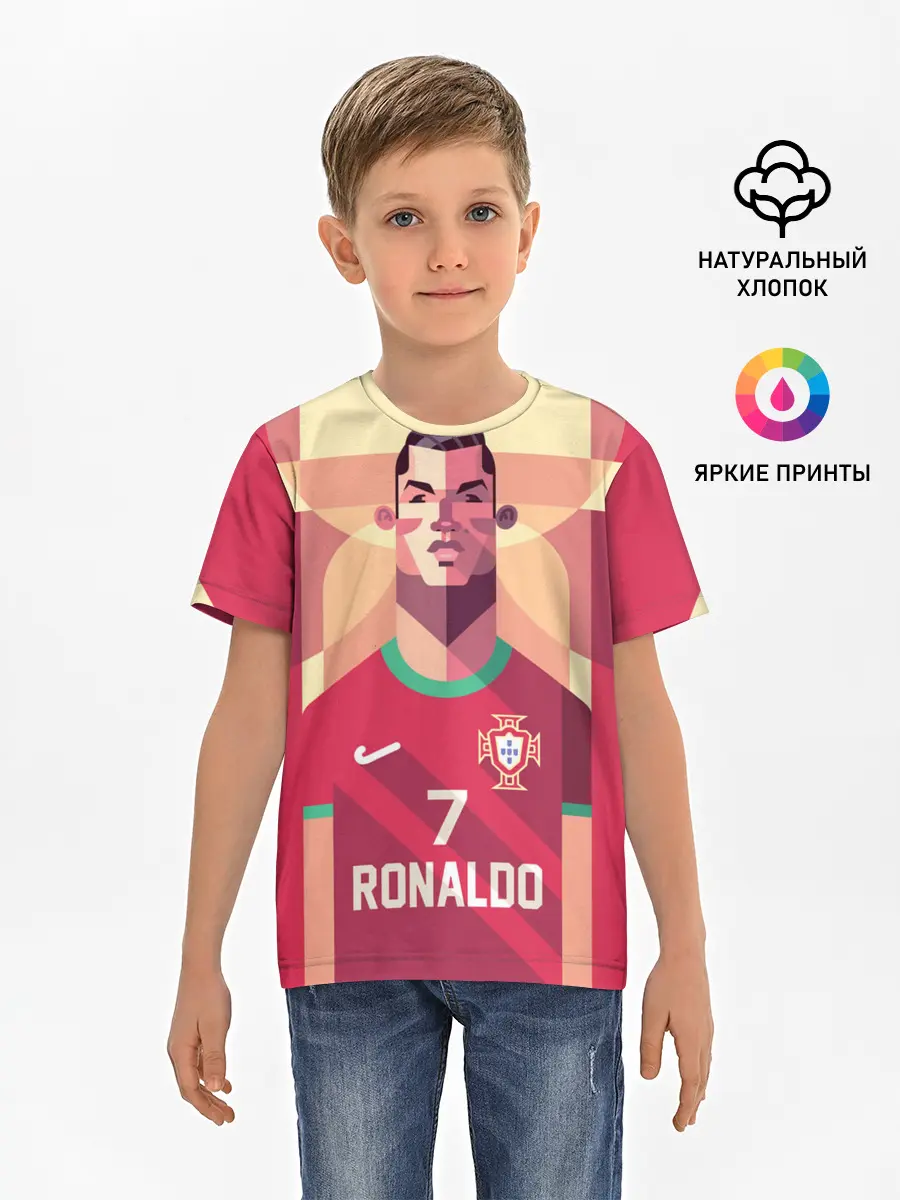 Детская базовая футболка / Криштиану Роналду