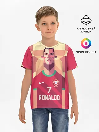 Детская базовая футболка / Криштиану Роналду