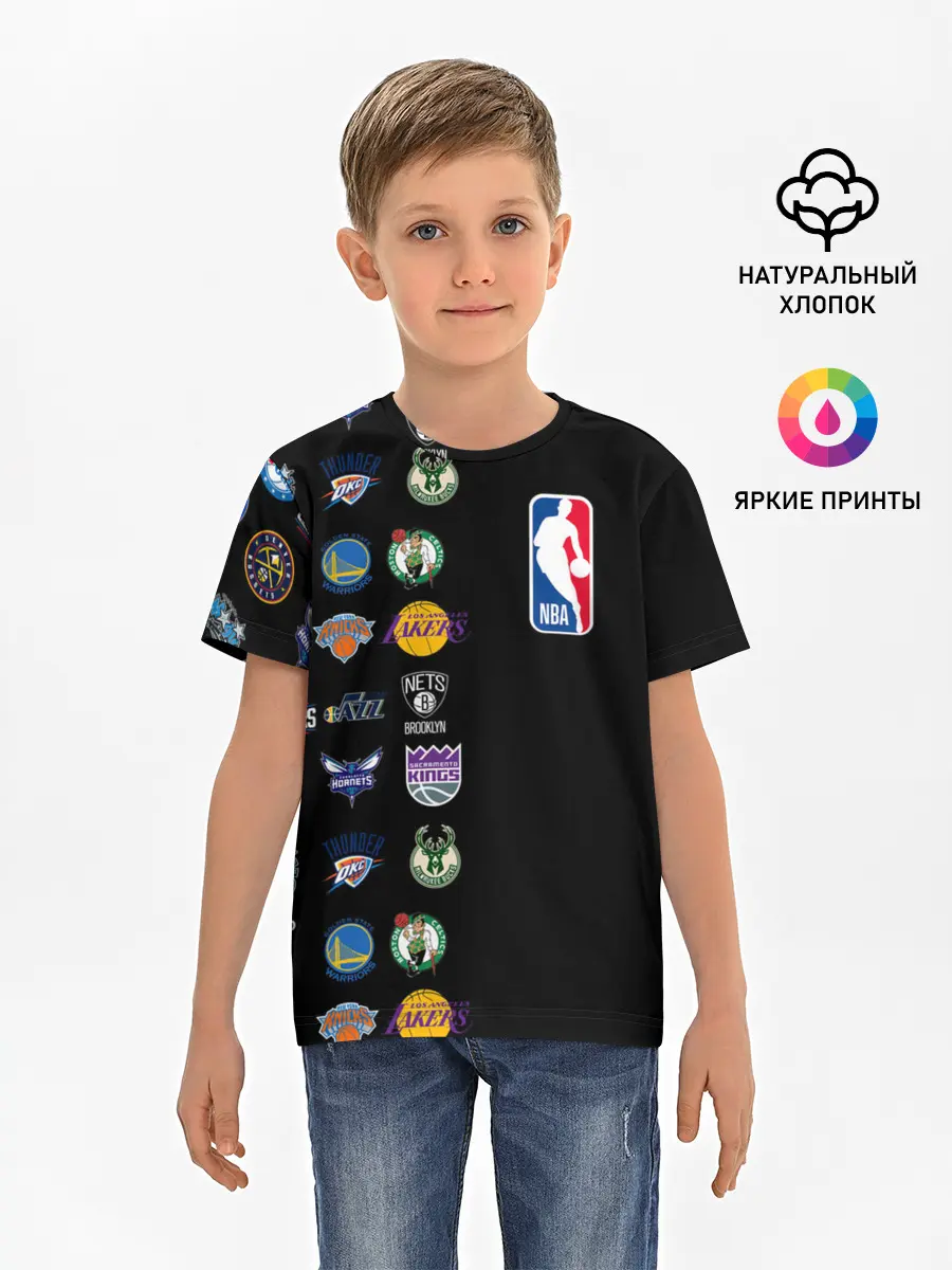 Детская базовая футболка / NBA