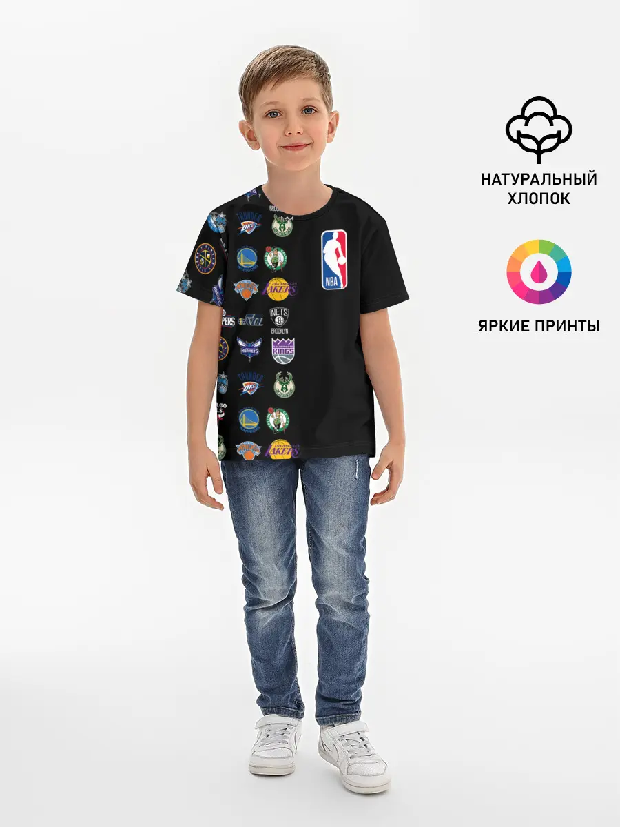 Детская базовая футболка / NBA