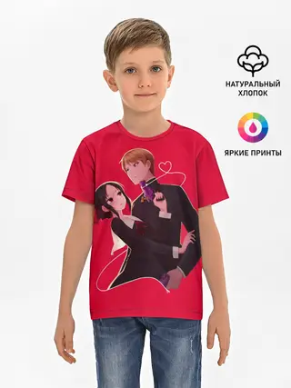 Детская базовая футболка / Miyuki Kaguya Love