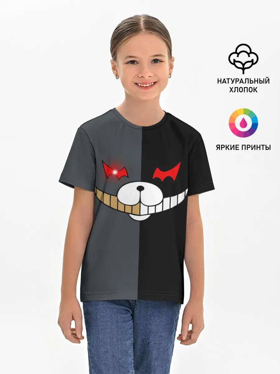 Детская базовая футболка / KUROKUMA x MONOKUMA