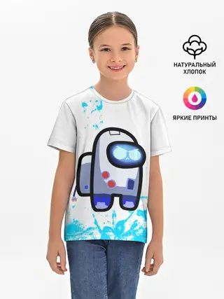 Детская базовая футболка / among us