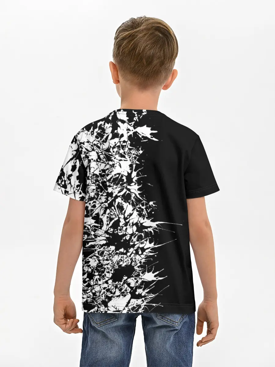 Детская базовая футболка / MONOKUMA держит руки