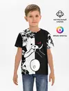 Детская базовая футболка / MONOKUMA держит руки